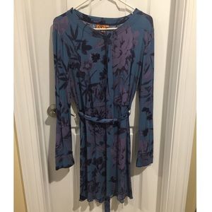 Tory Burch Floral Dress with Sleeves